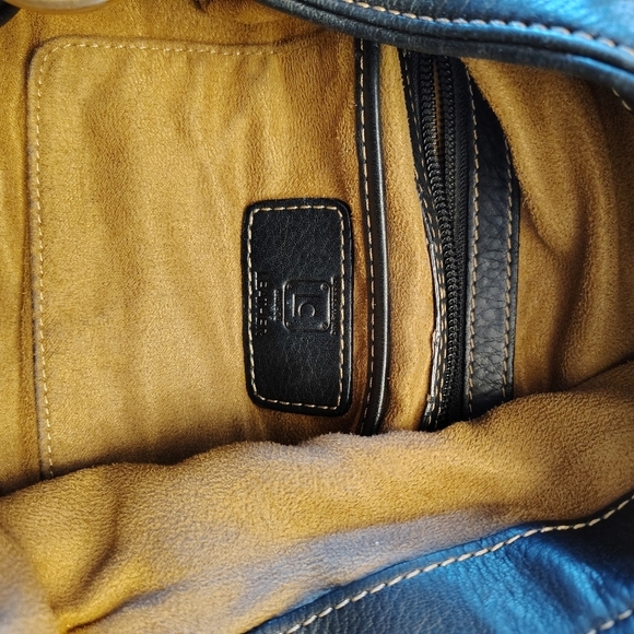 Lauren Conrad LC Black Leather Slouchy Soft Bag - Picture 10 of 14